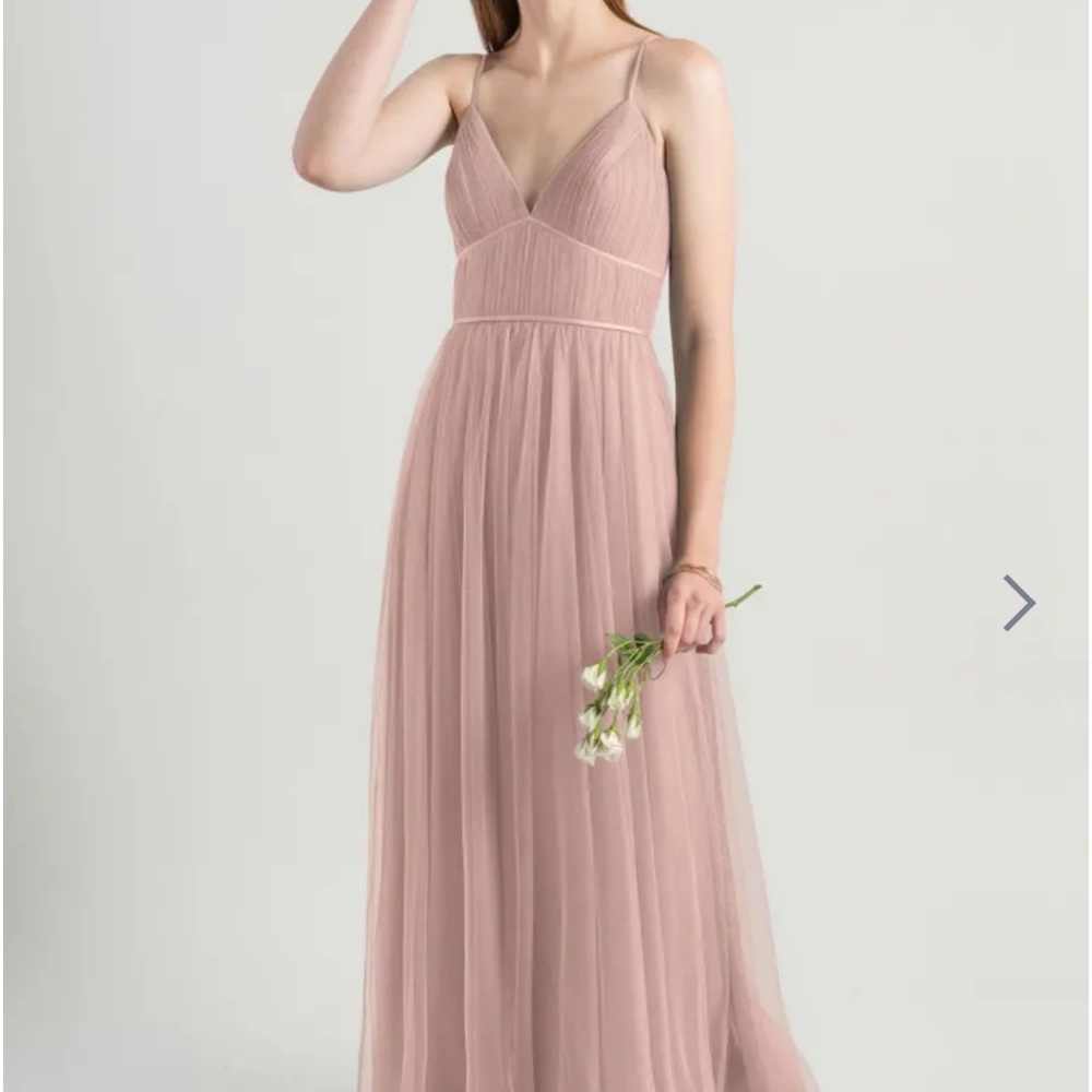 Jenny yoo Ali dress in whipped apricot tulle never worn- cancelled Covid wedding
